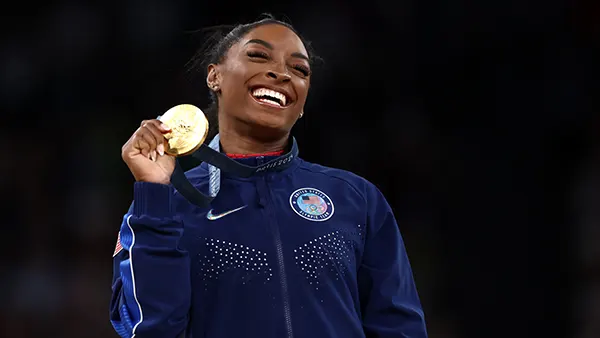 Campionessa ginnastica Biles