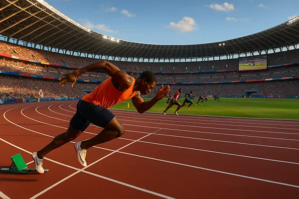 Steeplechase Hürdensprung