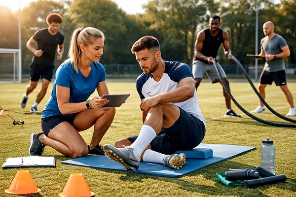 physio sports session